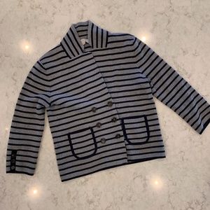 Ann Taylor cotton/woven blazer- comfy & stylish